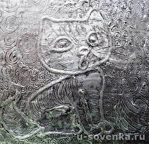 Котенок - Барельеф на фольге Котенок - Барельеф на фольге