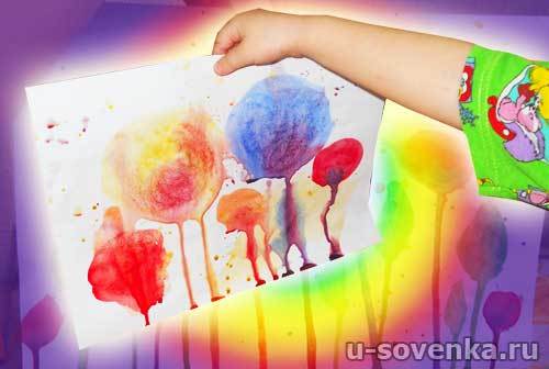 Уроки рисования детям, нестандартные техники рисования