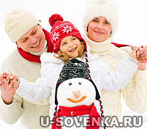 прогулка зимой с ребенком